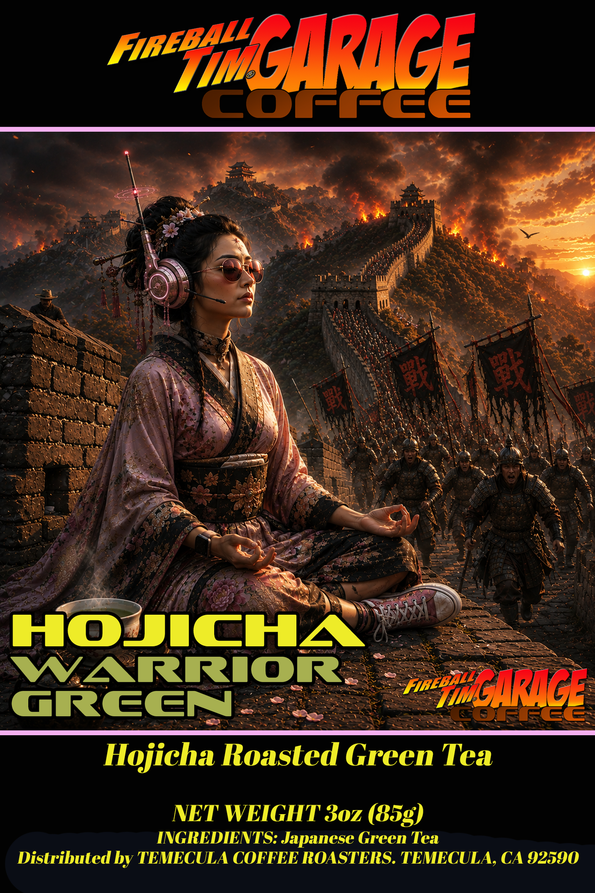 HOJICHA WARRIOR GREEN
